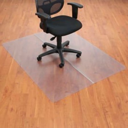 Aleco Interion® Office Chair Mat for Hard Floor - 46"W x 60"L - Straight Edge 130221